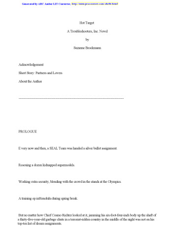 Hot Target (Troubleshooters, Book 8)