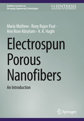Electrospun Porous Nanofibers: An Introduction