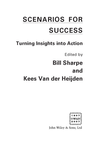 Scenarios for Success: Turning Insights in to Action