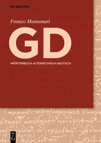 Wörterbuch Altgriechisch–Deutsch