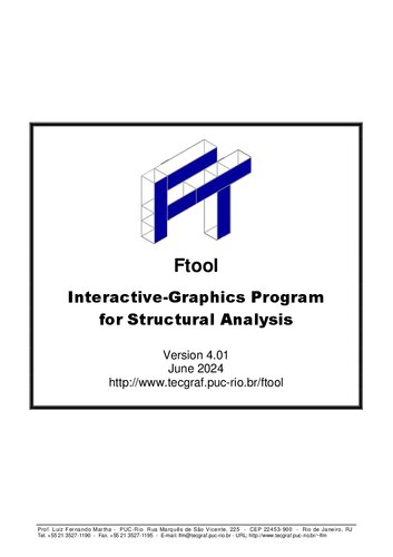 Ftool - Interactive-Graphics Program for Structural Analysis
