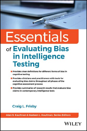 Essentials of Evaluating Bias in Intelligence Testing (Essentials of Psychological Assessment)