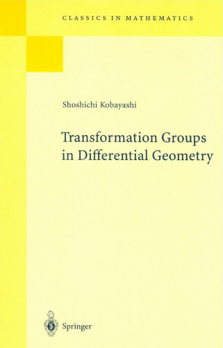 Transformation Groups in Differential Geometry (Classics in Mathematics)