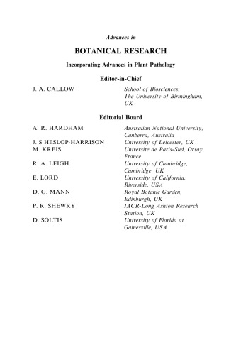 Incorporating Advances in Plant Pathology