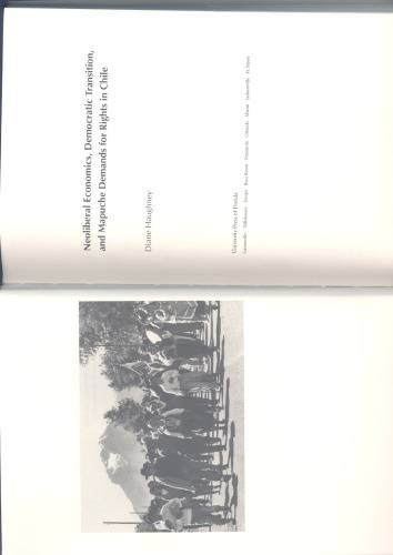 Neoliberal Economics, Democratic Transition, and Mapuche Demands for Rights in Chile