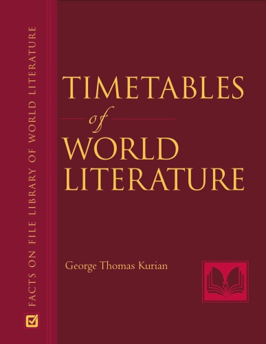Timetables of World Literature