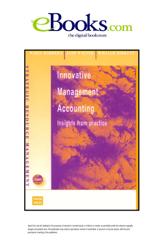 Innovative Management Accounting: Insights from Practice (Strategic Resource Management Series)