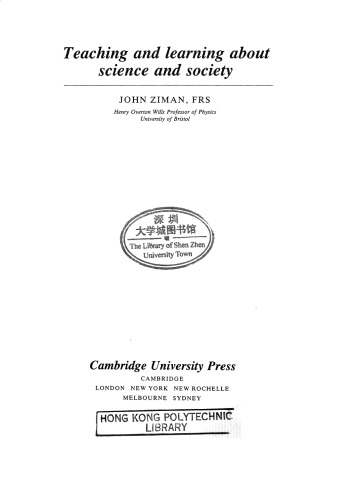 Teaching and Learning about Science and Society