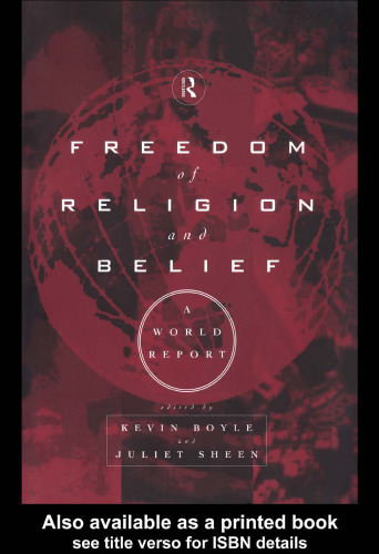 Freedom of Religion and Belief: A World Report