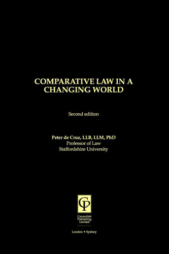 Comparative Law in a Changing World