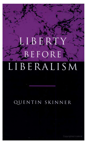 Liberty before Liberalism