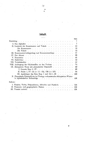 Die traditionelle Aussprache des Athiopischen