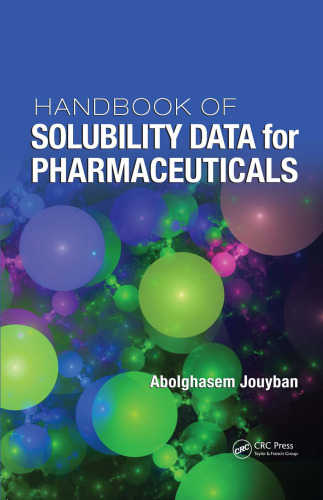 Handbook of Solubility Data for Pharmaceuticals