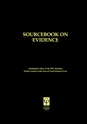 Evidence (Sourcebook)