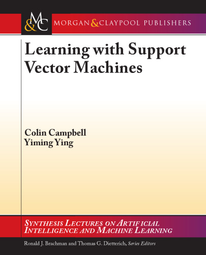 Learning with Support Vector Machines