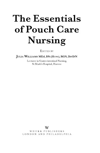 The Essentials Of Pouch Care Nursing