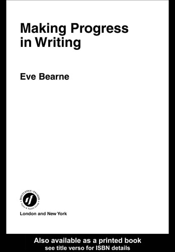 Making Progress in Writing