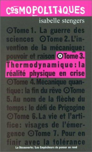 Thermodynamique: la realite physique en crise