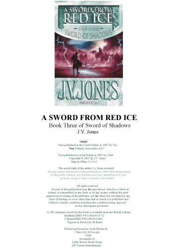 A Sword from Red Ice: Book Three of Sword of Shadows