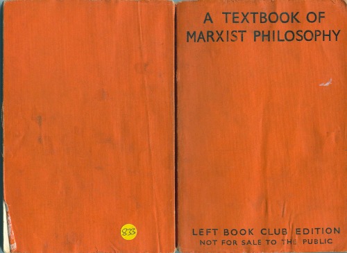 A Textbook Of Marxist Philosophy