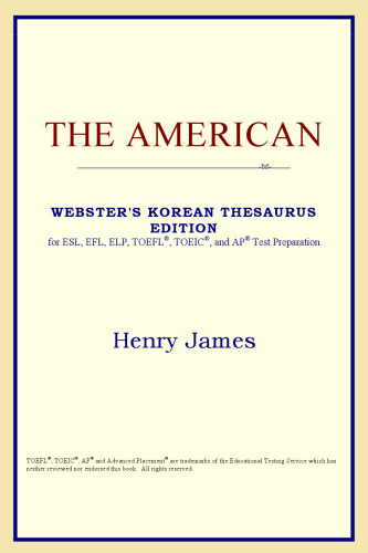 The American (Webster's Korean Thesaurus Edition)