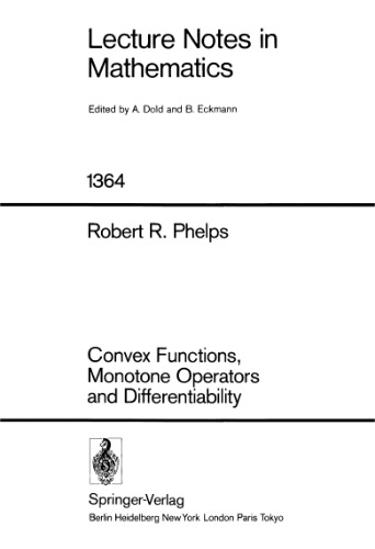 Convex Functions, Monotone Operators and Differentiability