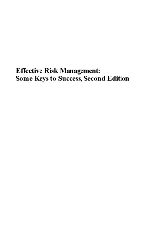 Effective Risk Management (Library of Flight Series)