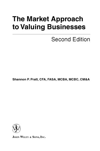 The Market Approach to Valuing Businesses