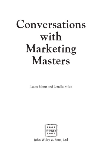 Conversations with Marketing Masters
