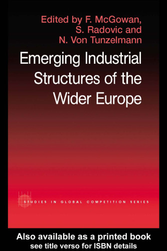 The Emerging Industrial Structure of the Wider Europe (Routledge Studies in Business Organization and Networks)