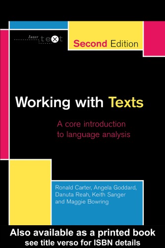 Working with Texts: A Core Introduction to Language Analysis