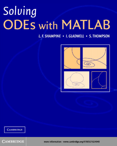 Solving ODEs with MATLAB