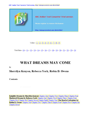 What Dreams May Come