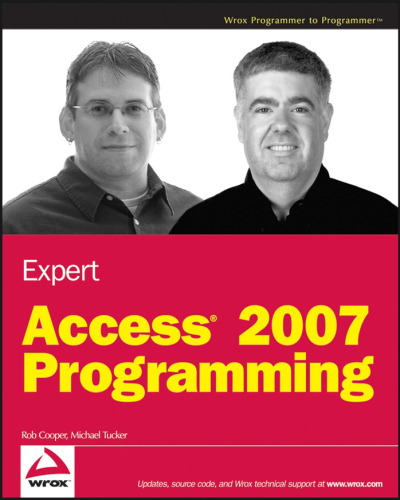 Expert Access 2007 Programming (Programmer to Programmer)