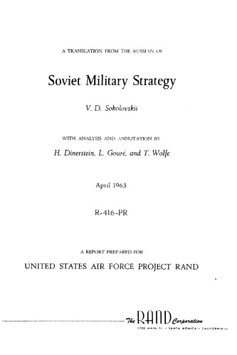 Soviet military strategy