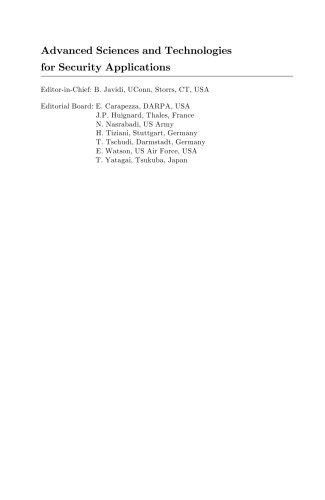 Optical Imaging Sensors and Systems for Homeland Security Applications (Advanced Sciences and Technologies for Security Applications)