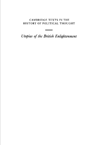 Utopias of the British Enlightenment