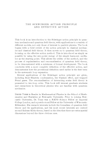 The Schwinger Action Principle and Effective Action