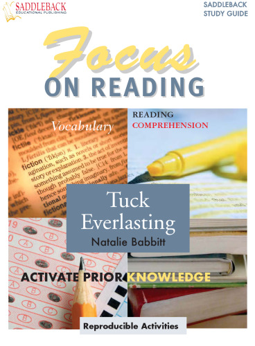 Tuck Everlasting Reading Guide (Saddleback's Focus on Reading Study Guides)