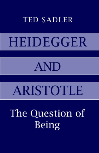 Heidegger and Aristotle: The Question of Being