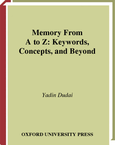 Memory from A to Z: Keywords, Concepts, and Beyond