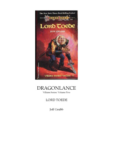 Lord Toede (Dragonlance:  Villains, Book 5)