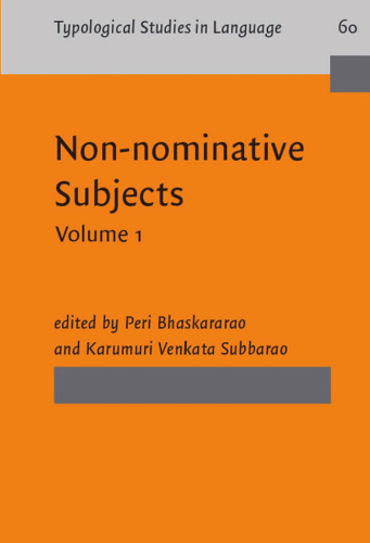 Non-nominative Subjects