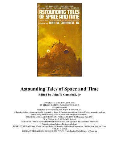 Astounding Tales of Space and Time