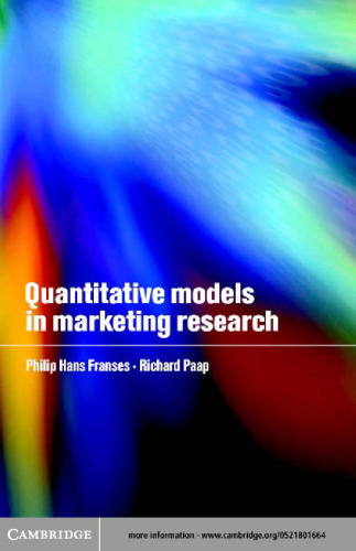Quantitative Models in Marketing Research