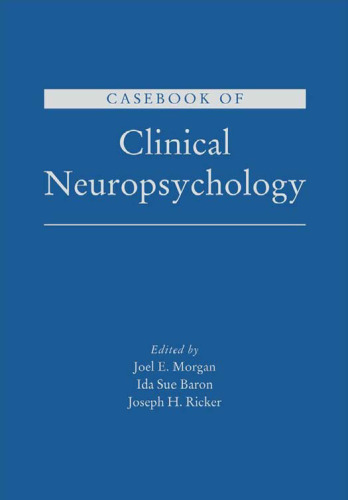 Casebook of Clinical Neuropsychology