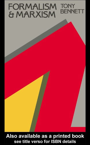 Formalism and Marxism (New Accents)