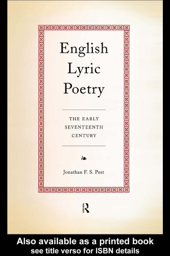 English Lyric Poetry