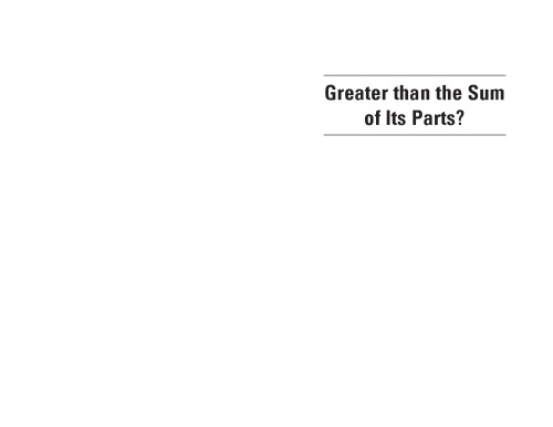 Greater Than the Sum of Its Parts? Assessing Whole of Government Approaches to Fragile States