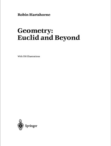 Geometry: Euclid and Beyond